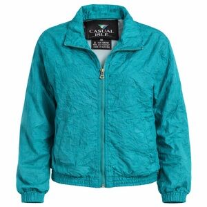 90s Vintage Windbreaker Jacket Women’s Medium 90s Retro Lightweight Zip